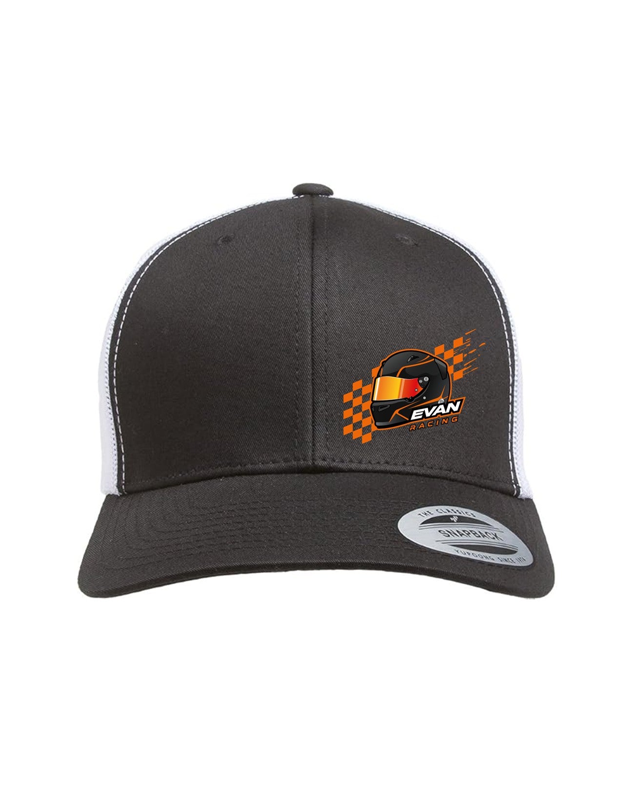 Casquette noire et blanche