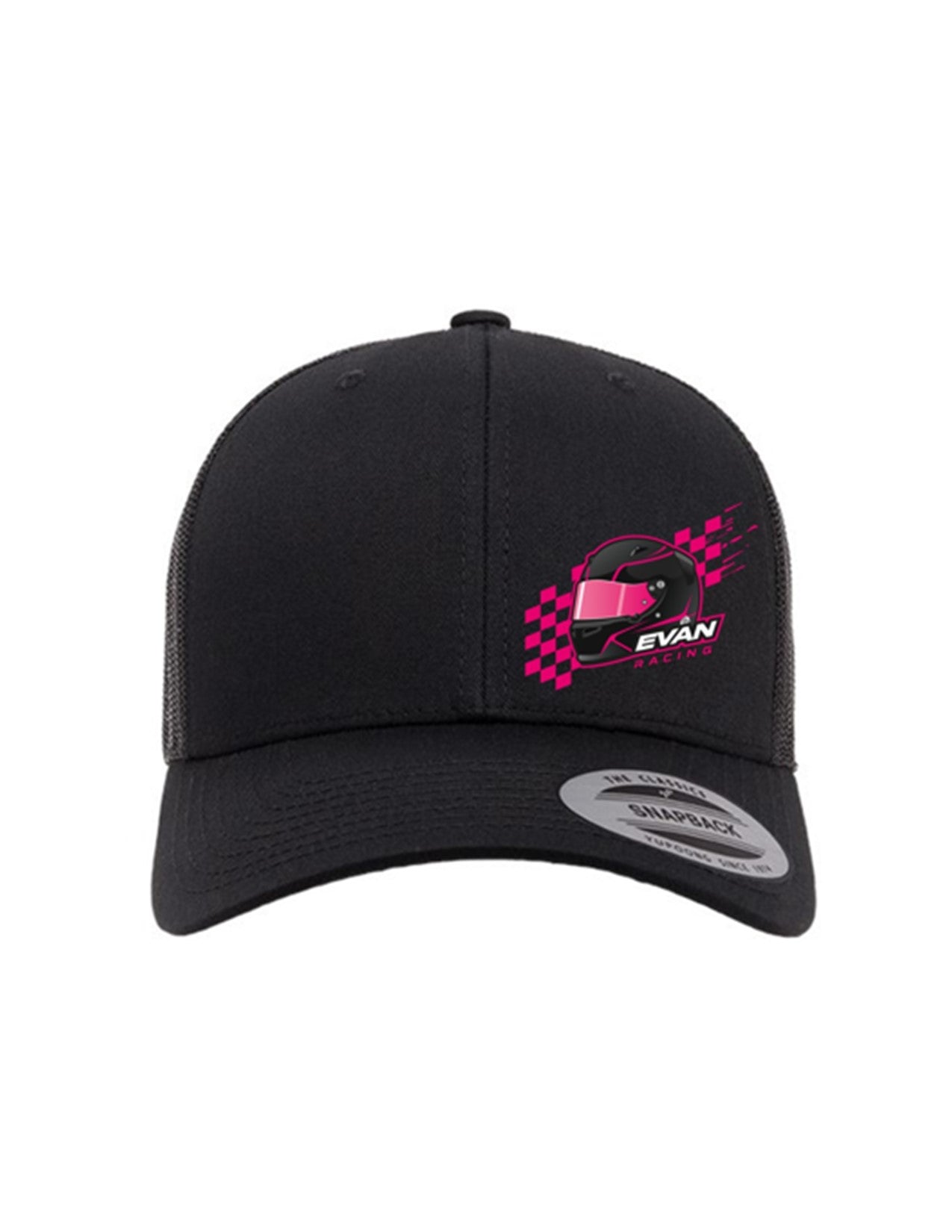 Casquette noire | Collection Casque Rose