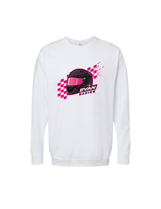 FEMME Crewneck Blanc | Collection Casque ROSE